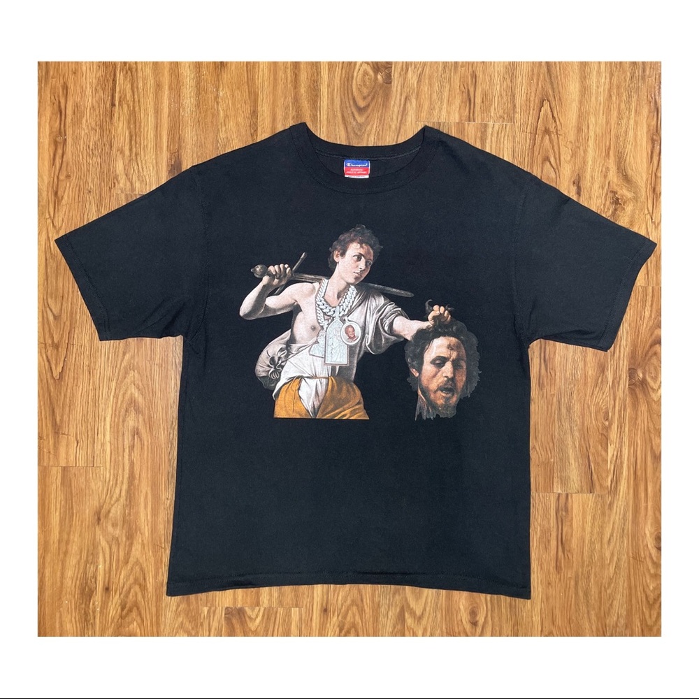 Virgil Abloh x Westside Gunn PRAY FOR PARIS Champion Tee Shirt GXFR
